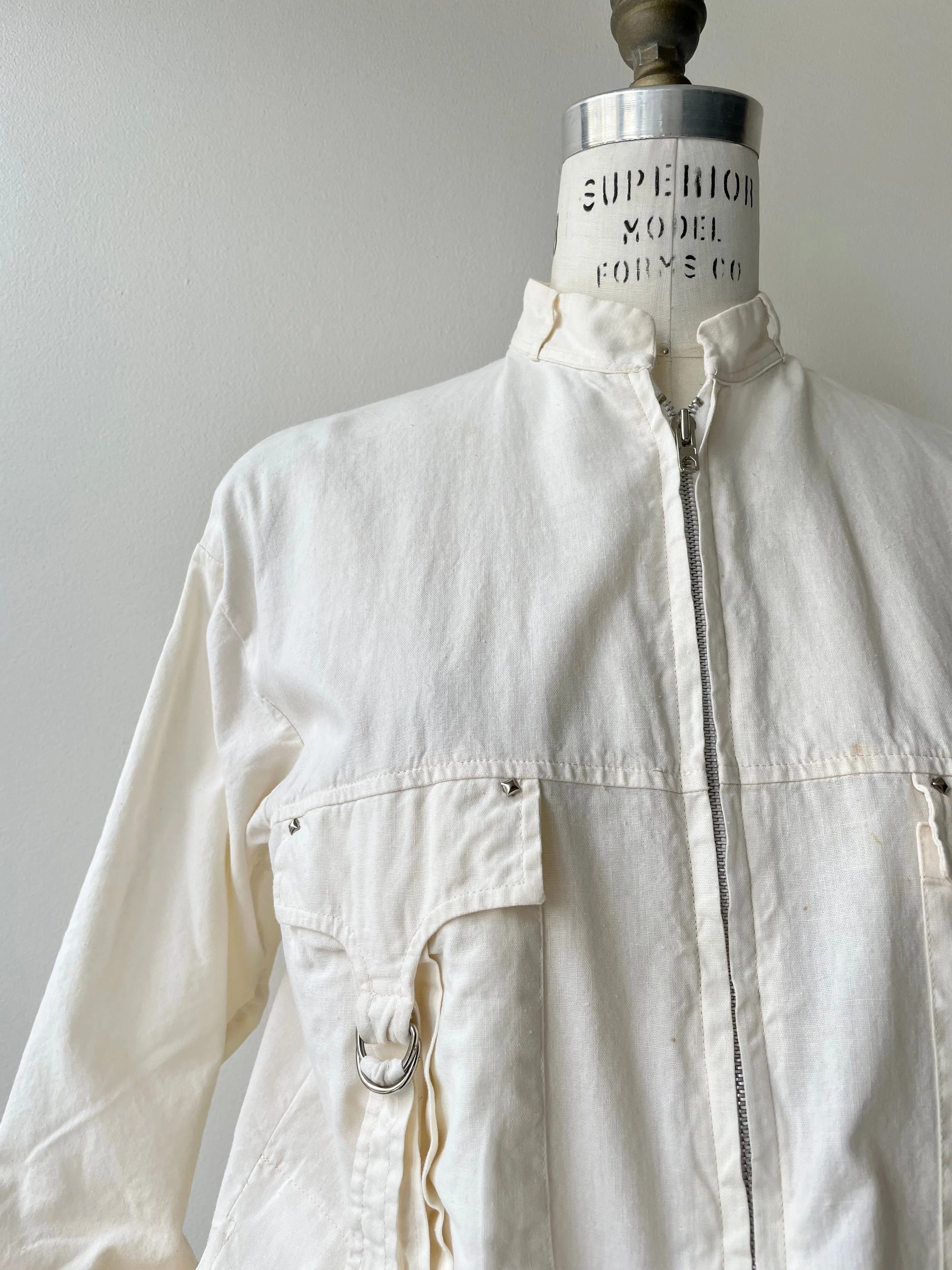 1980s Cotton Moto Jacket