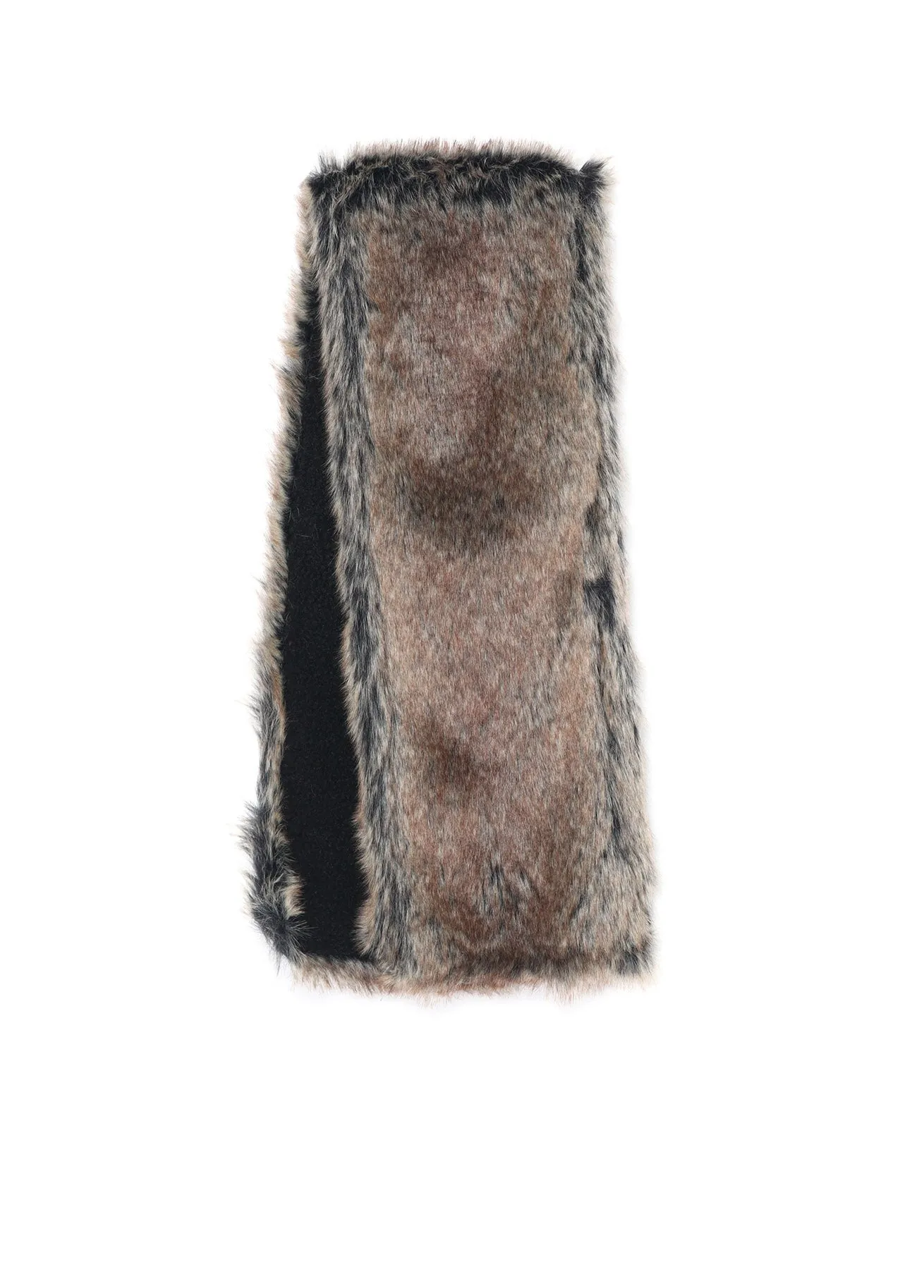 ANIMAL PATTERN ECO FUR NECK WARMER