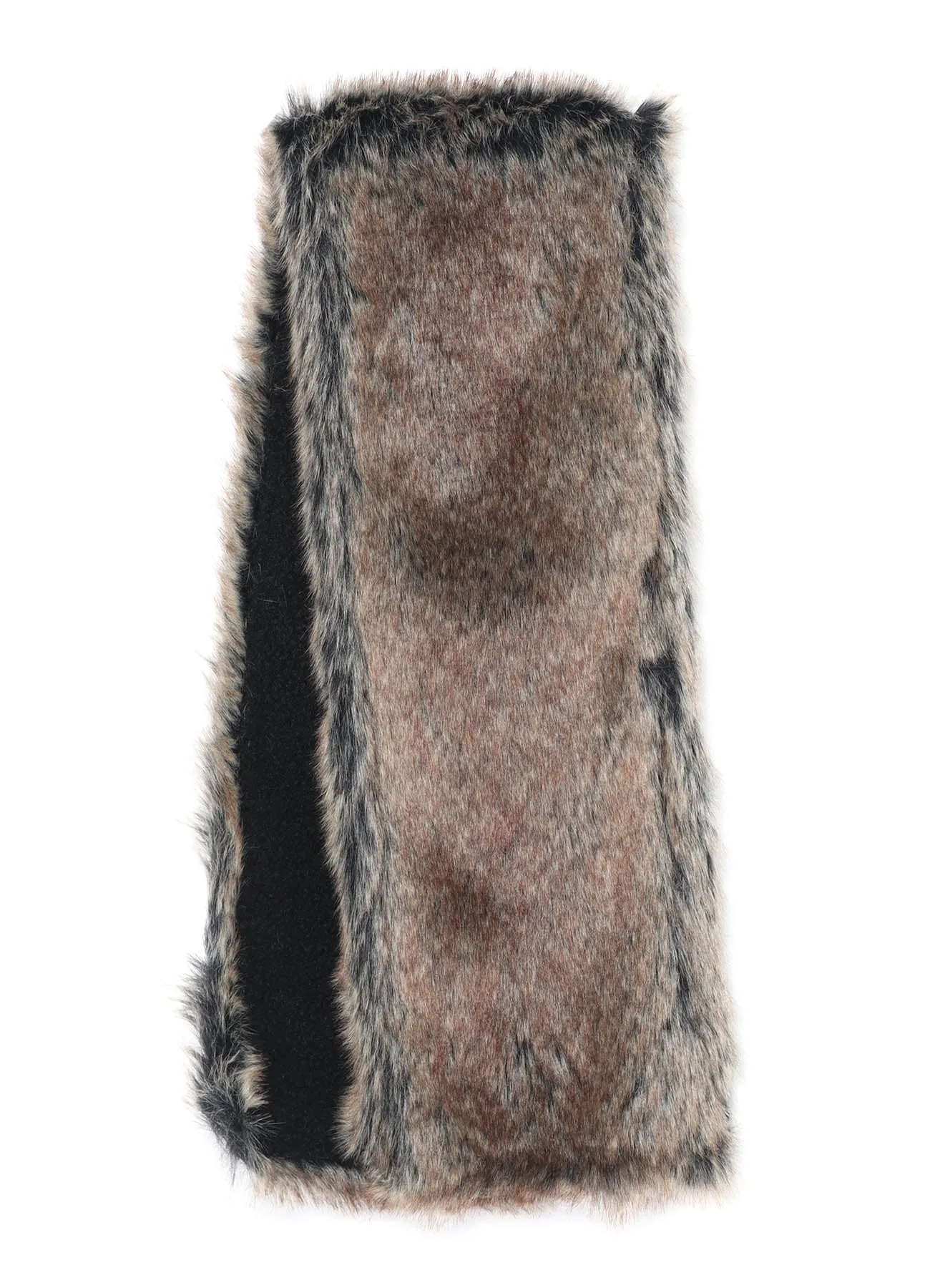 ANIMAL PATTERN ECO FUR NECK WARMER