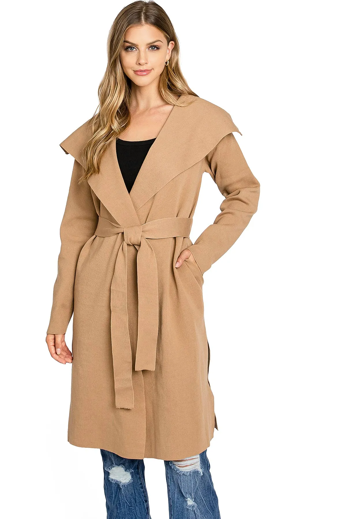 Chelsea Knit Trench Coat