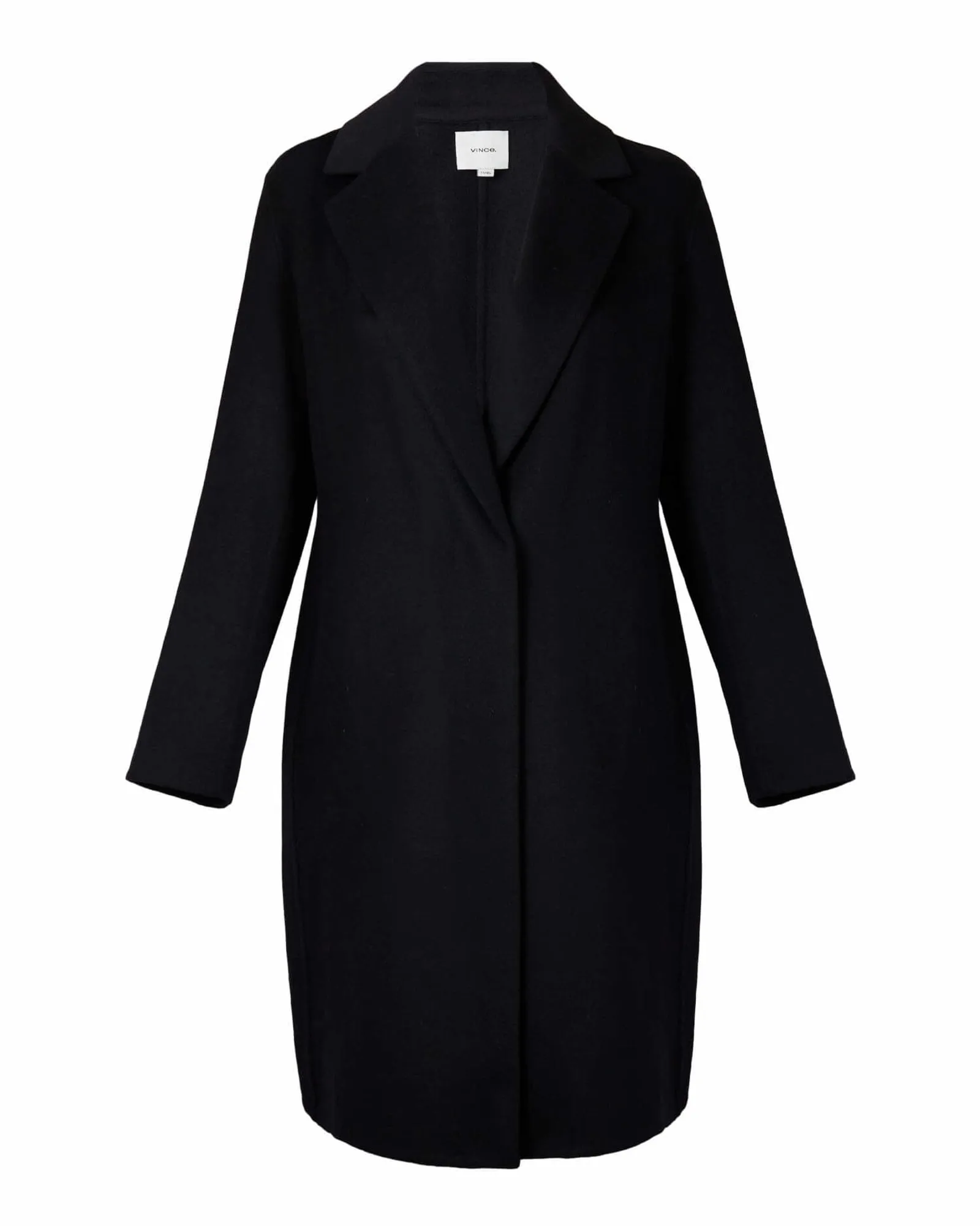 Classic Straight Coat | Black