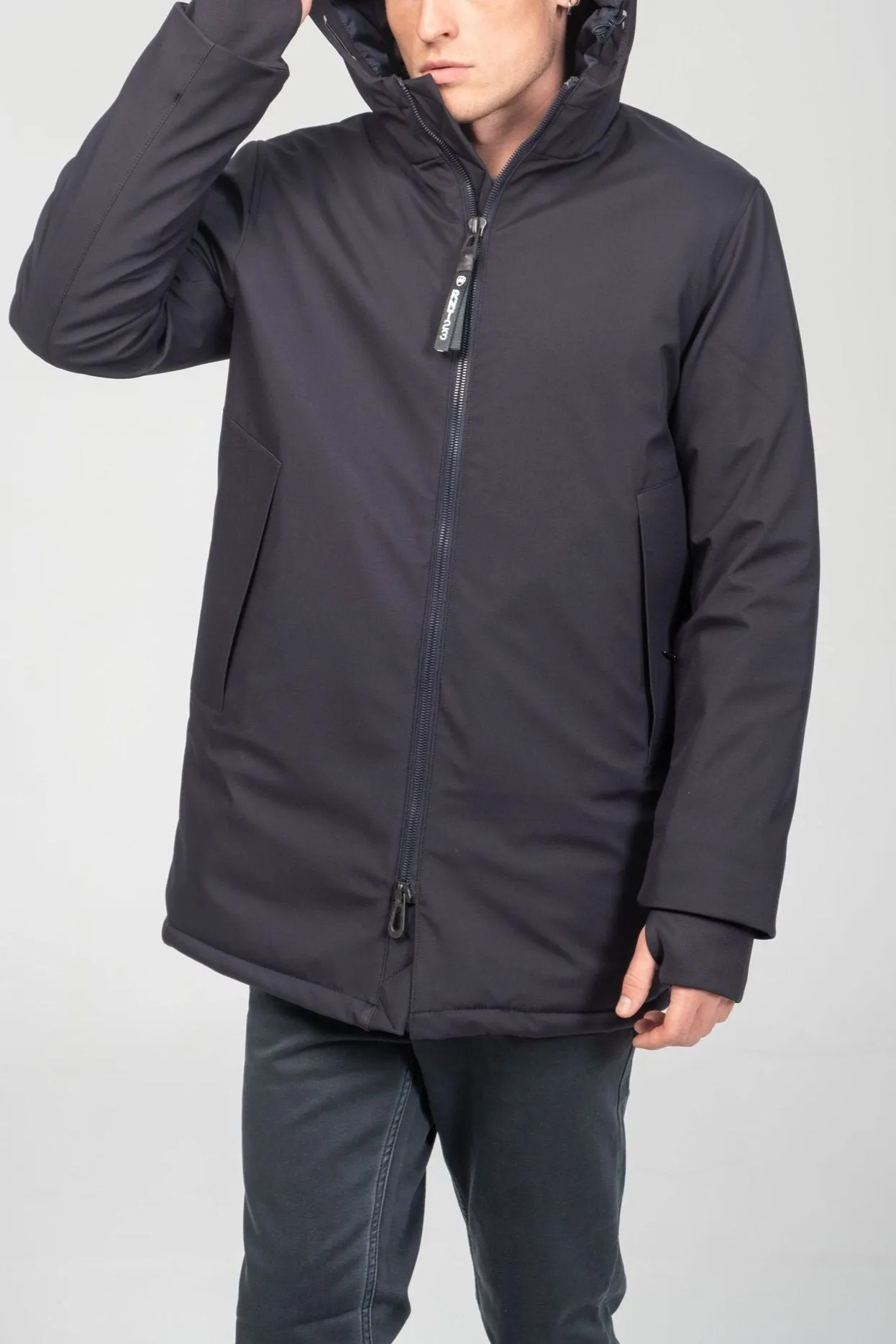 Cozy Seamless Winter Coat - Navy