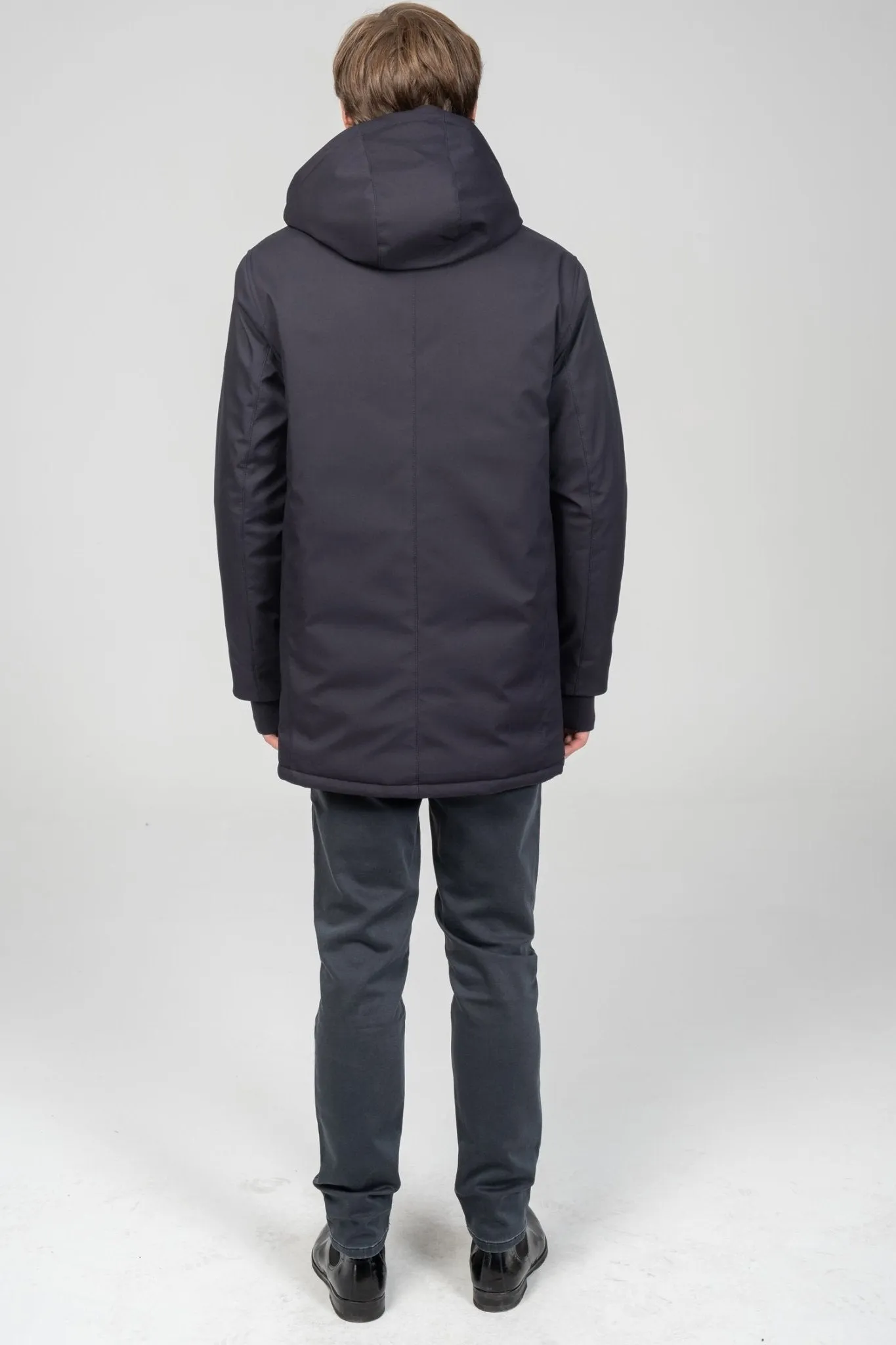 Cozy Seamless Winter Coat - Navy