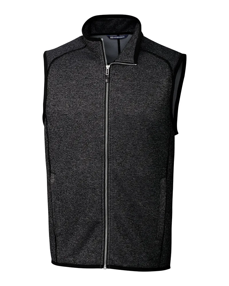 Cutter & Buck Mainsail Sweater-Knit Full Zip Vest