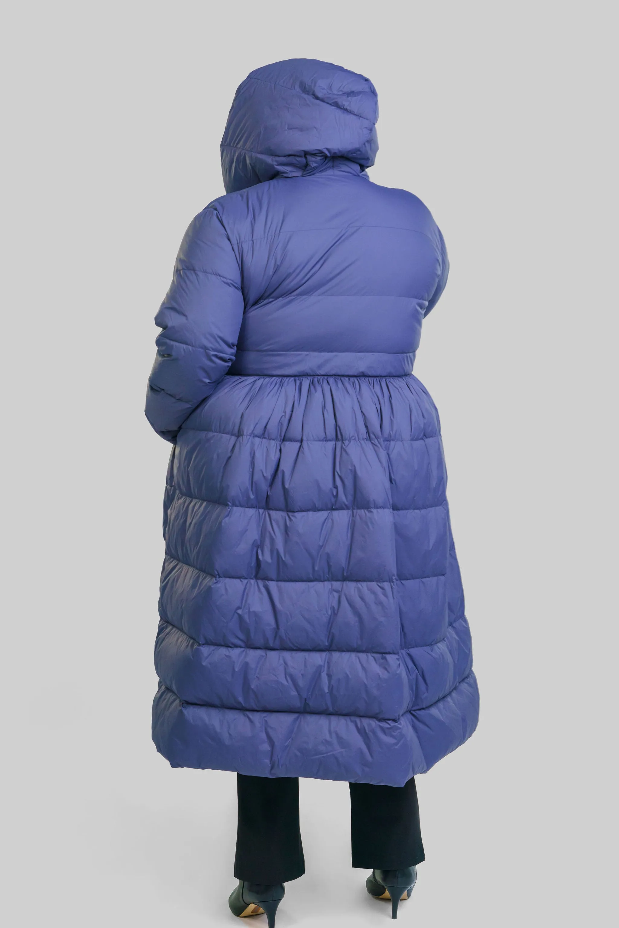 FEATHER DOWN COAT with HOOD