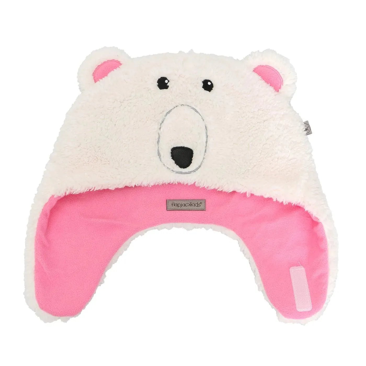 Flapjack Kids Reversible Sherpa Hat - Bear/Ski Goggles