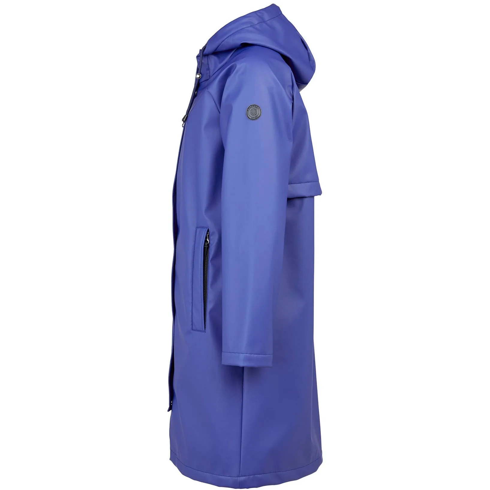 Frandsen Lined Raincoat in Royal Blue