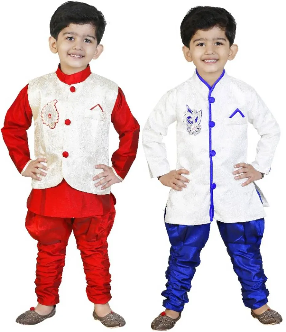 Generation Next Silk Ethnic Jacket for Boys