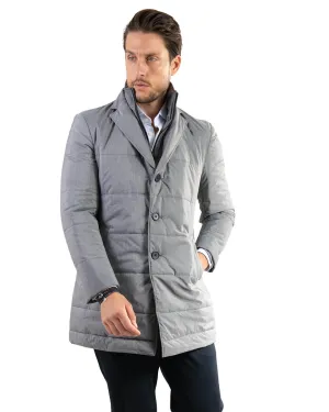 Grey Technical Wadded Pettorina Coat