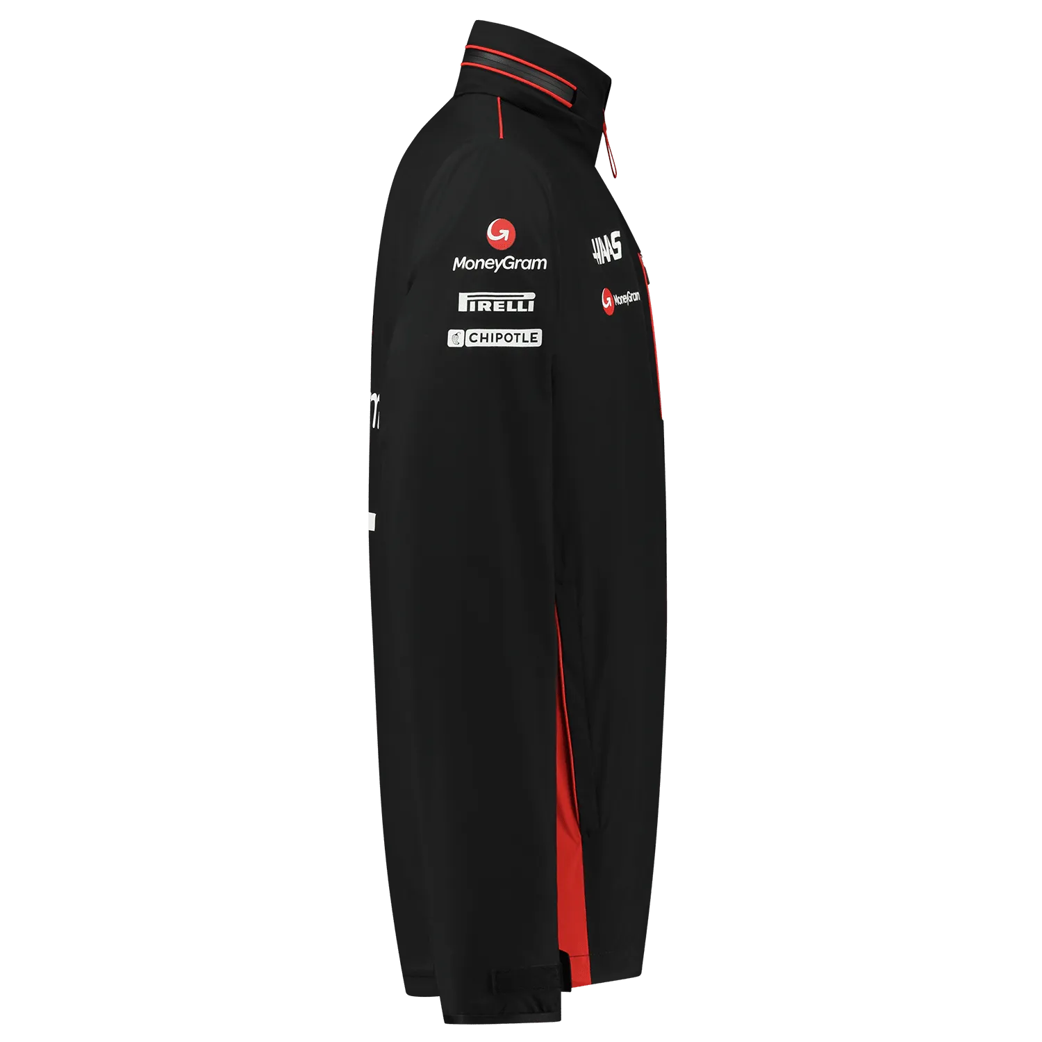 Haas Racing F1 2023 Men's Team Lightweight Rain Jacket - Black