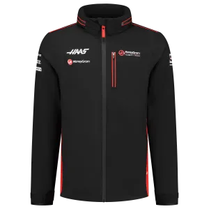 Haas Racing F1 2023 Men's Team Lightweight Rain Jacket - Black