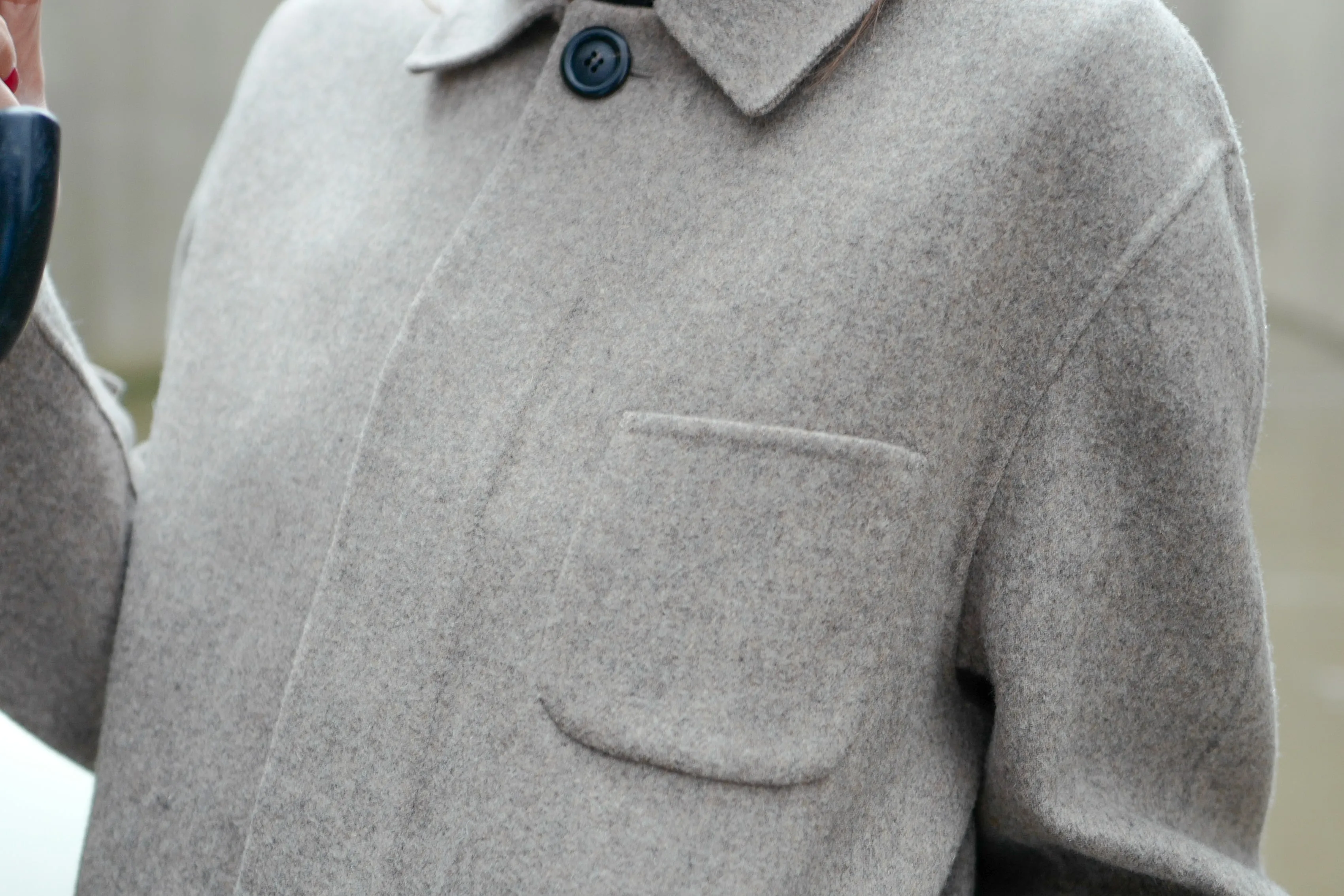 Handmade 100% Wool Coat in Taupe *BEST BUY*