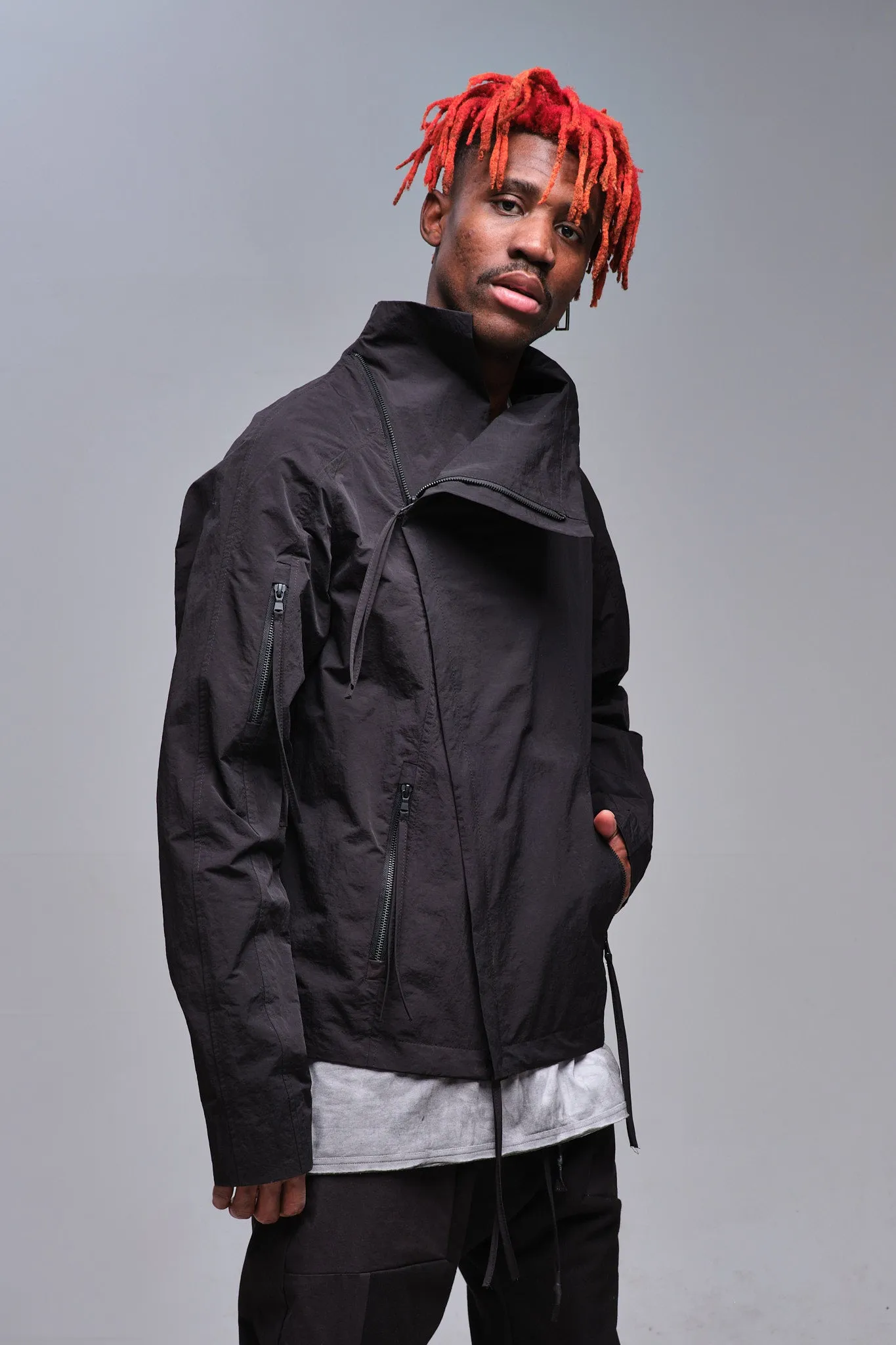 High-Neck Windproof jacket