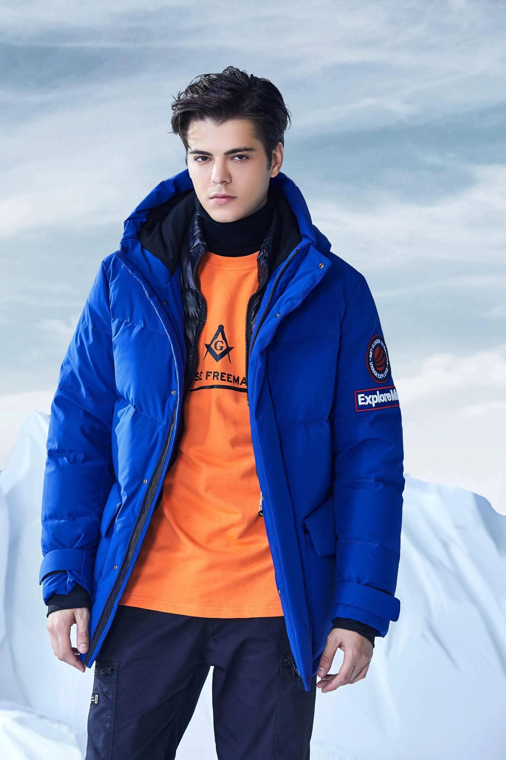 Hooded Puffer Goose Down Jacket