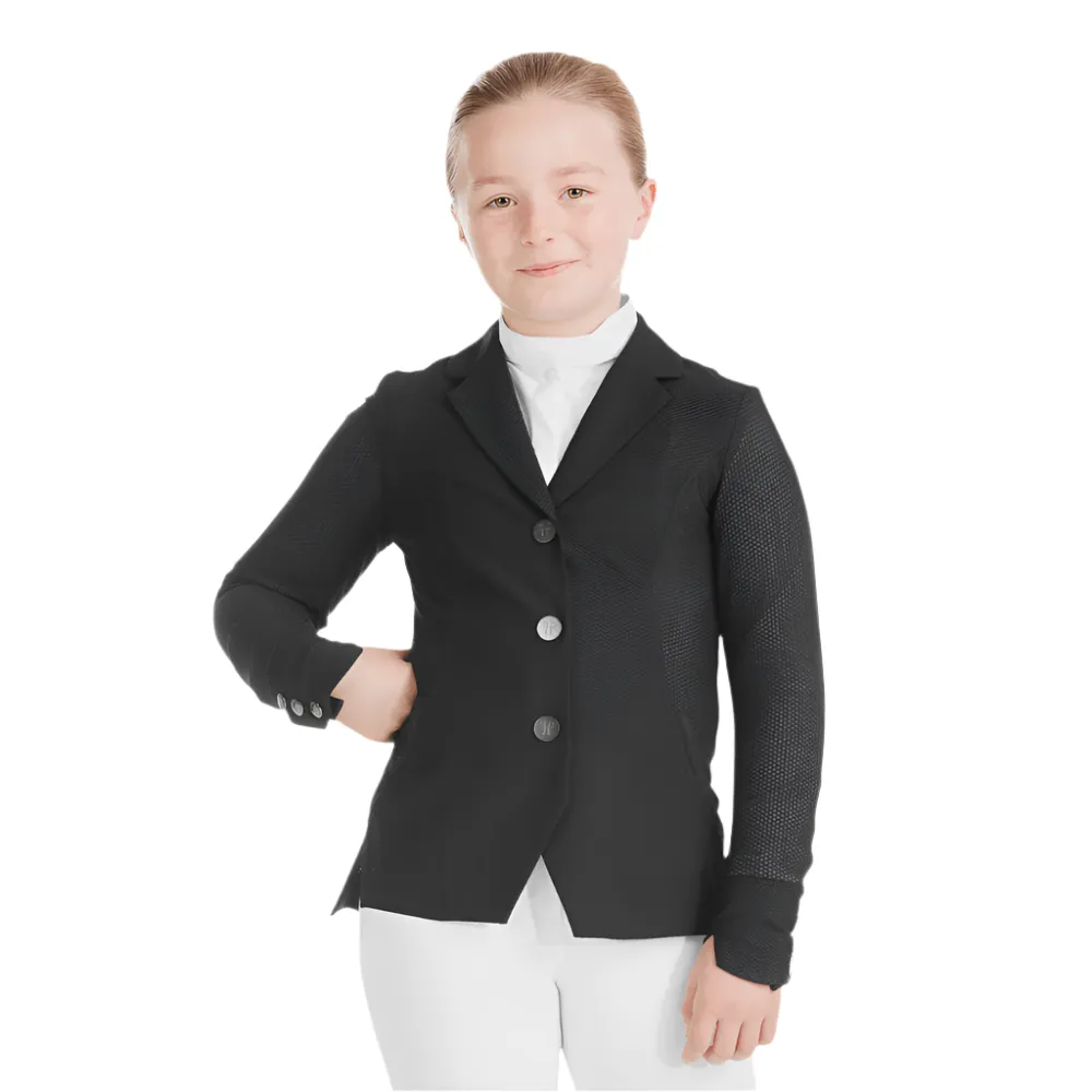 Horse Pilot Juniors Aeromesh Show Jacket - Black