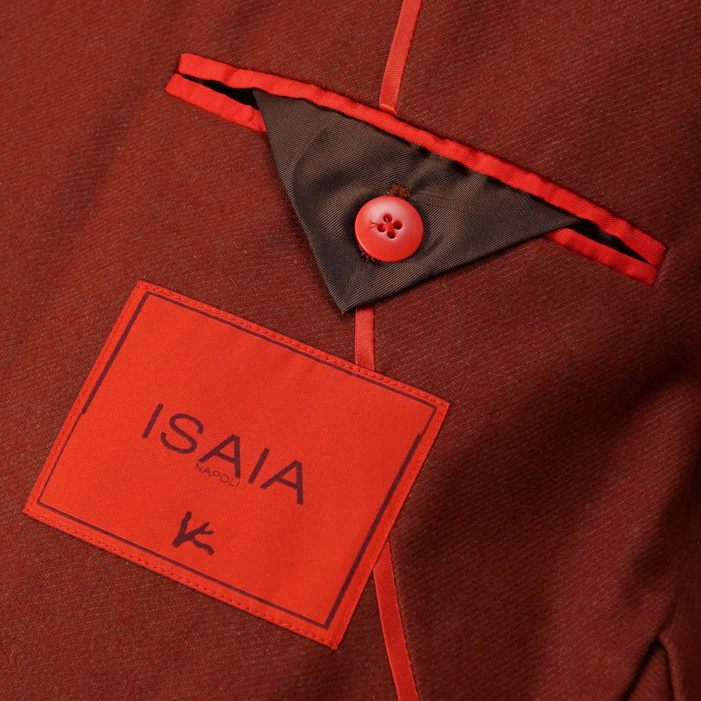 Isaia Lightweight Flannel Sport Coat