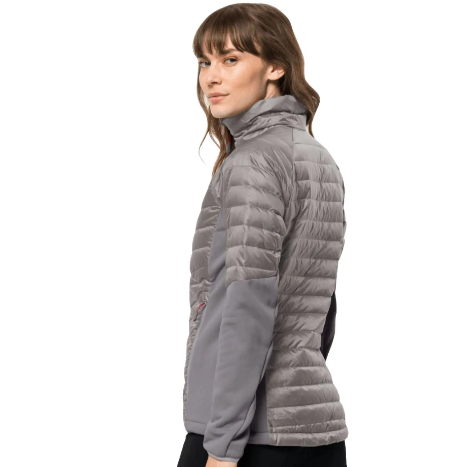 Jack Wolfskin Nebelhorn Women's Down Hybrid Jacket - Seagull