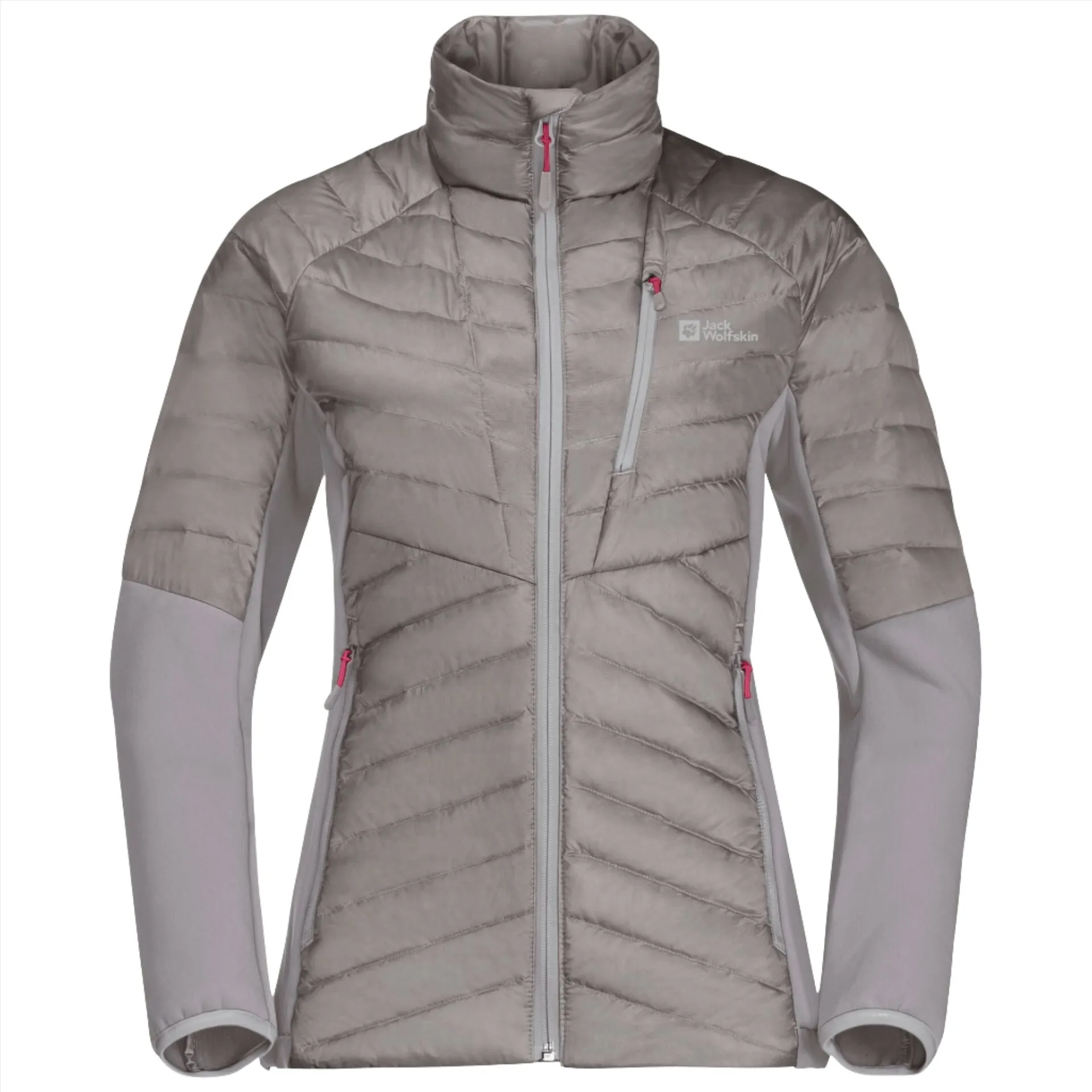 Jack Wolfskin Nebelhorn Women's Down Hybrid Jacket - Seagull