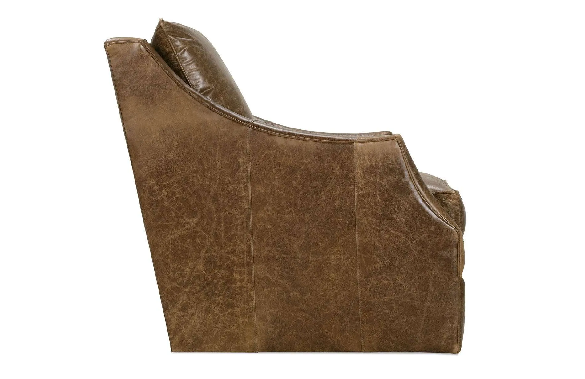 Kara Leather Swivel Chair