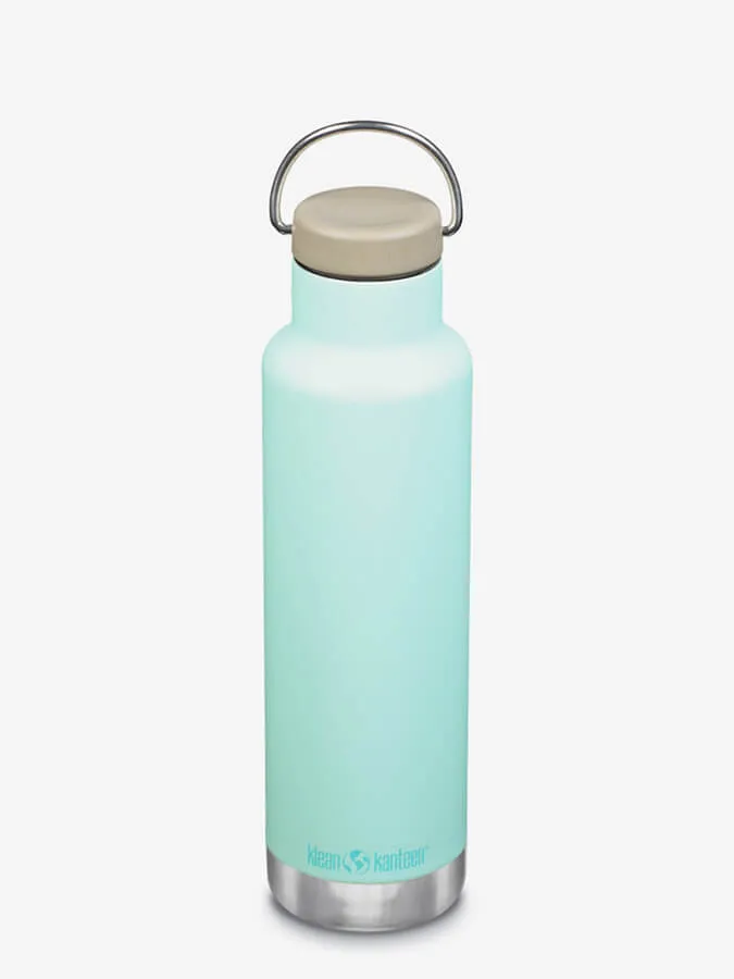 Klean Kanteen Vacuum Insulated 592ml Classic Bottle With Loop Cap