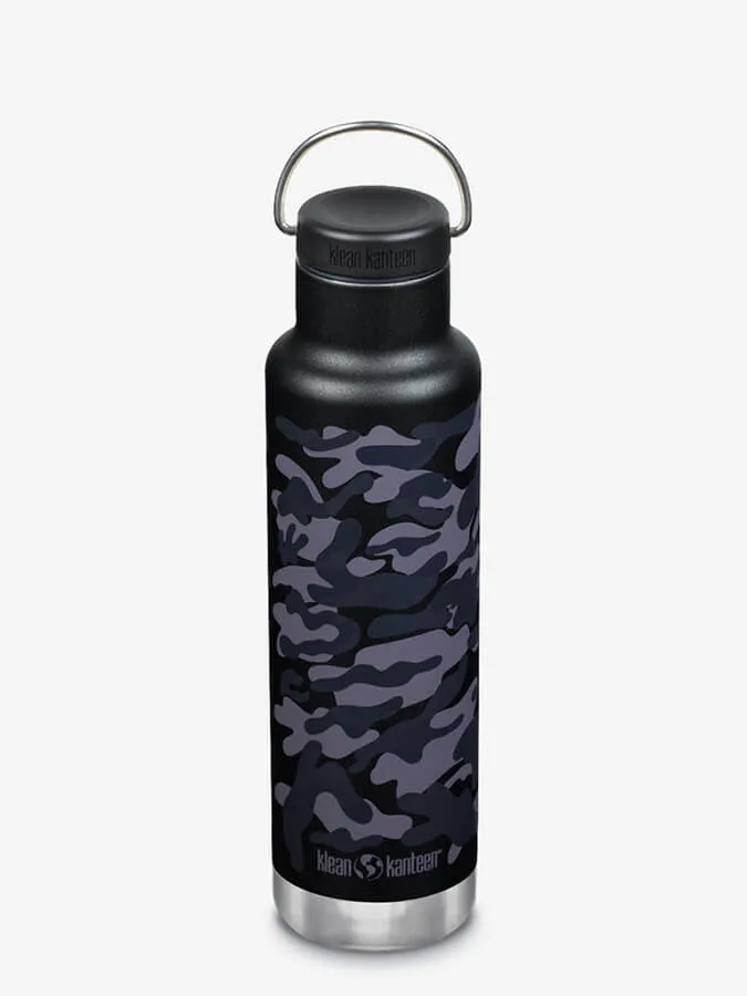 Klean Kanteen Vacuum Insulated 592ml Classic Bottle With Loop Cap