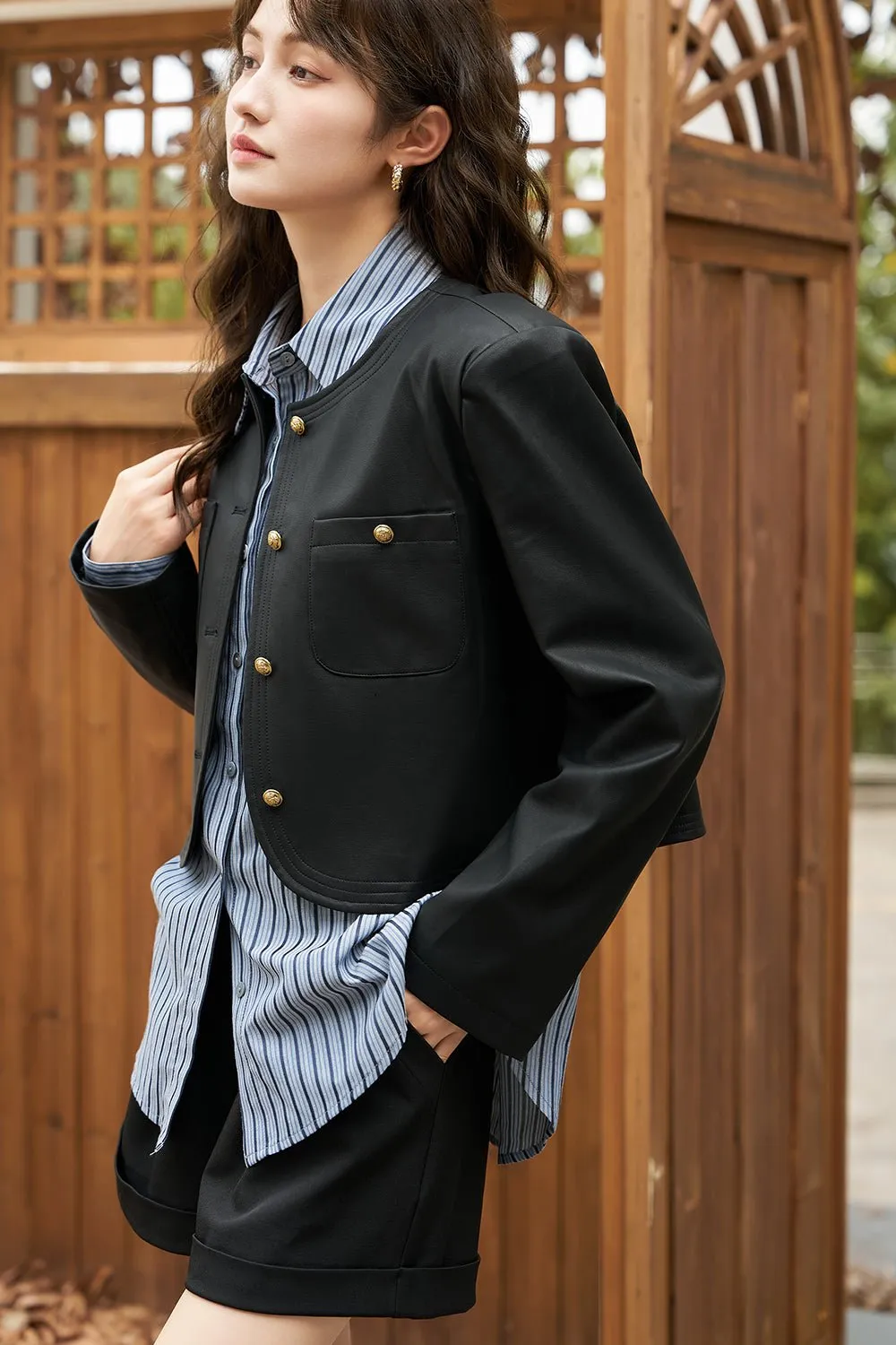 Leather Coat for Women