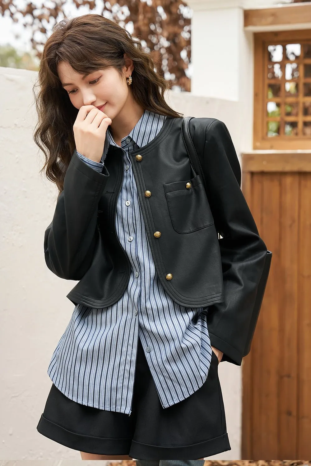 Leather Coat for Women