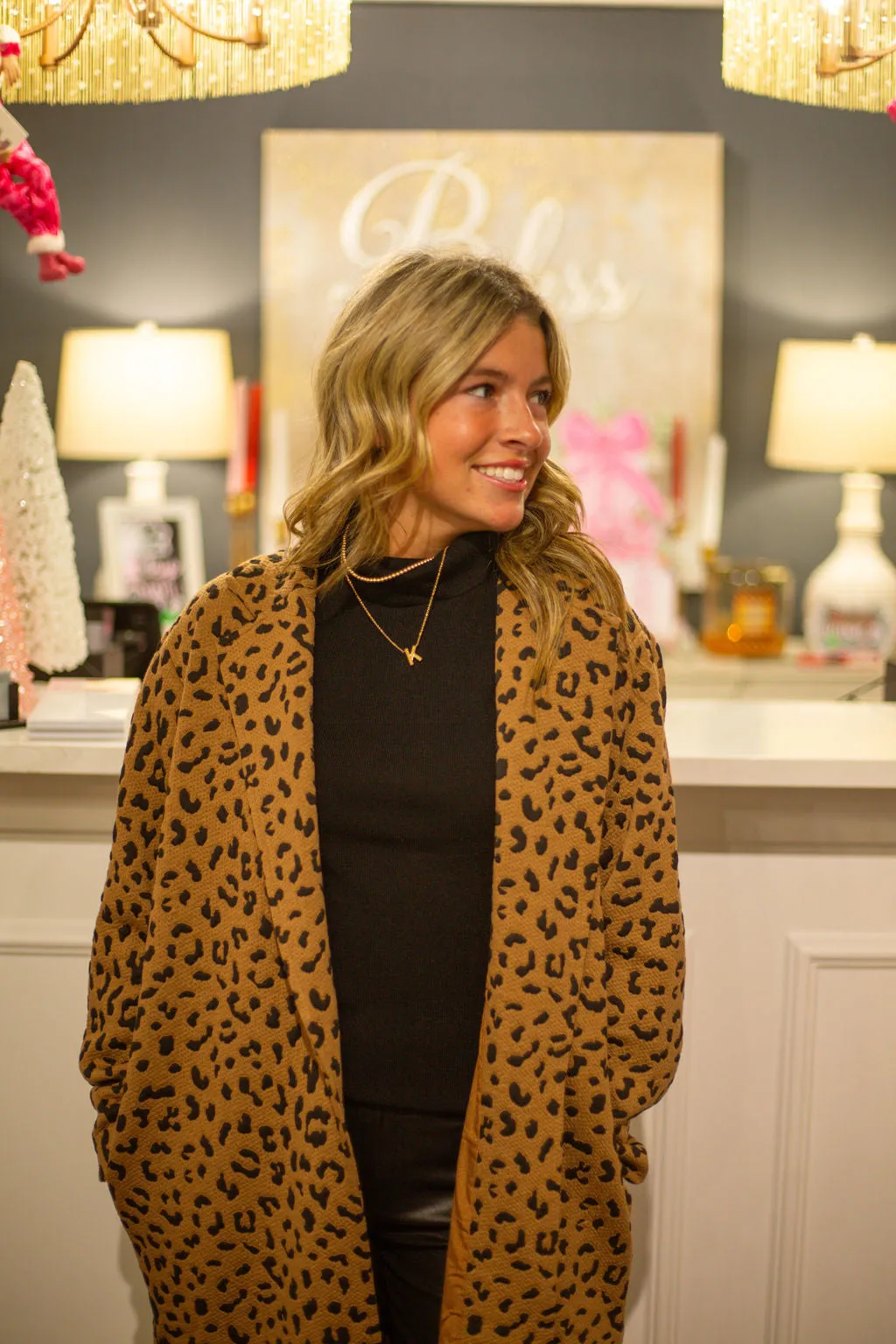 Leopard Print Coat