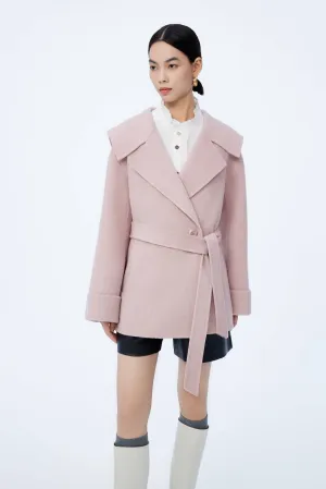 LILY Commuter Navy Collar Coat