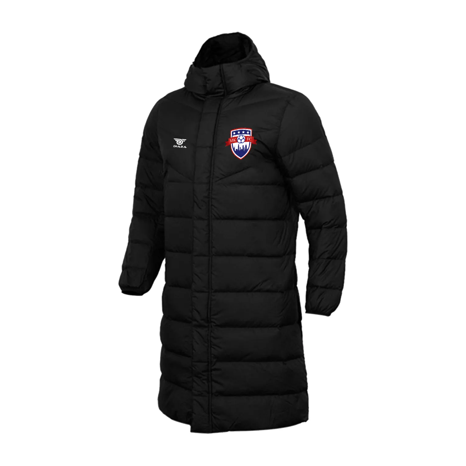 Manhattan Kickers Long-Fit Home Winter Jacket With Hoodie