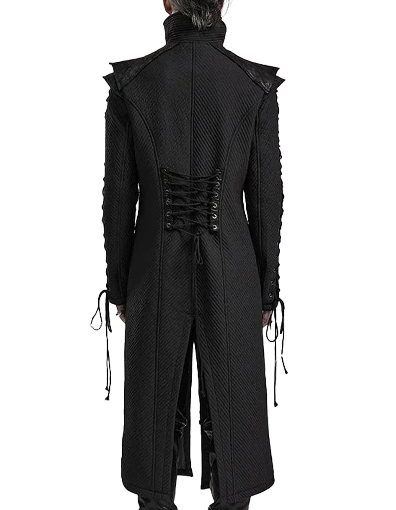 Men's Black Long Coat