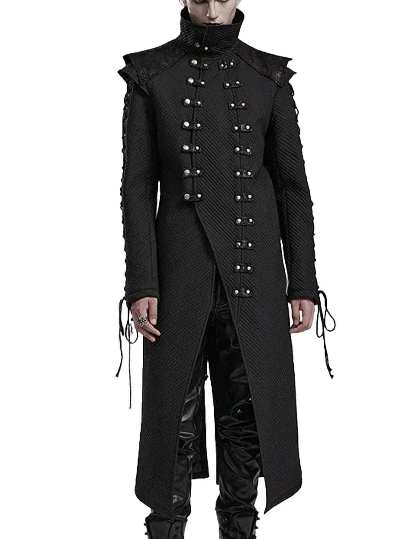 Men's Black Long Coat