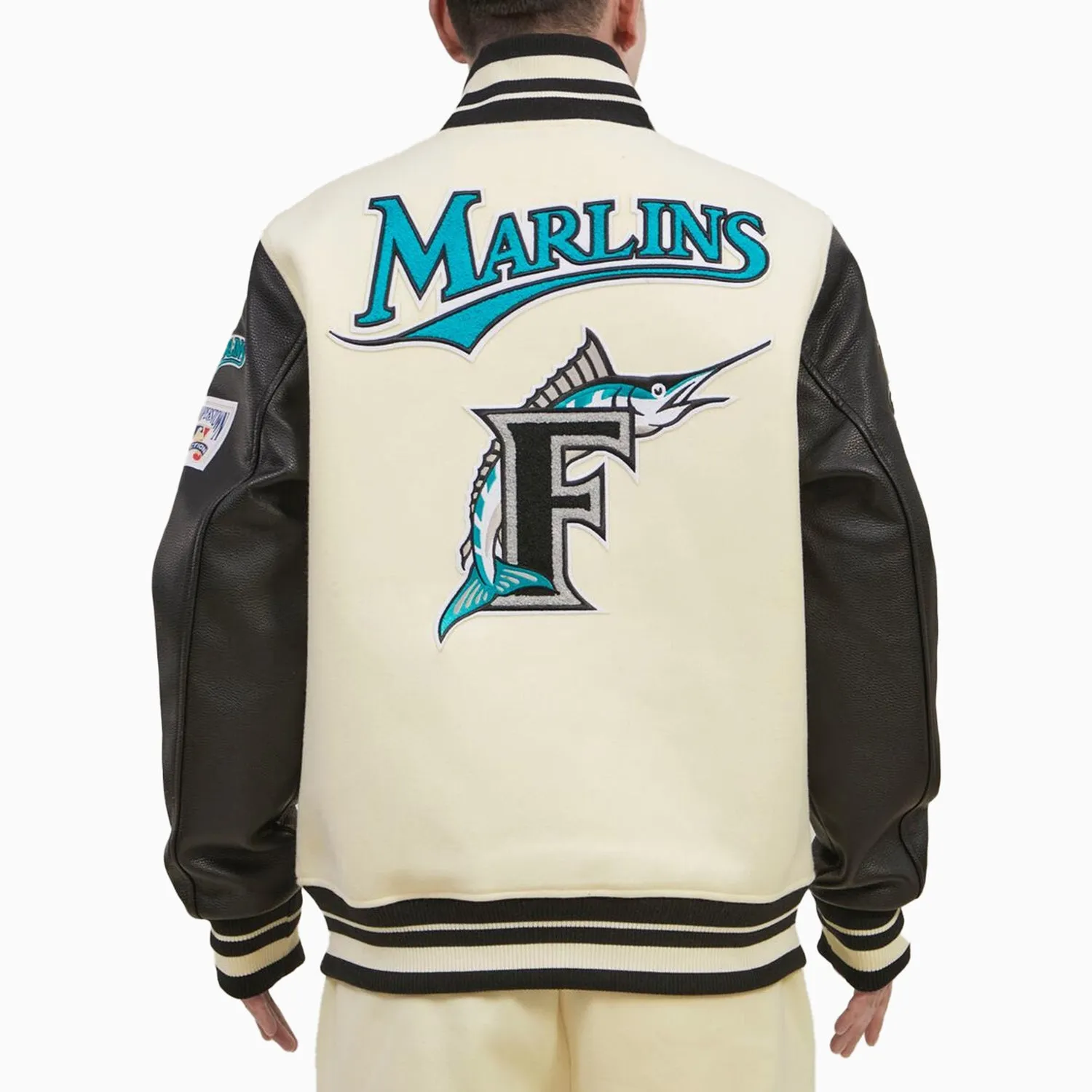 Men's Florida Marlins MLB Wool Varsity Jacket