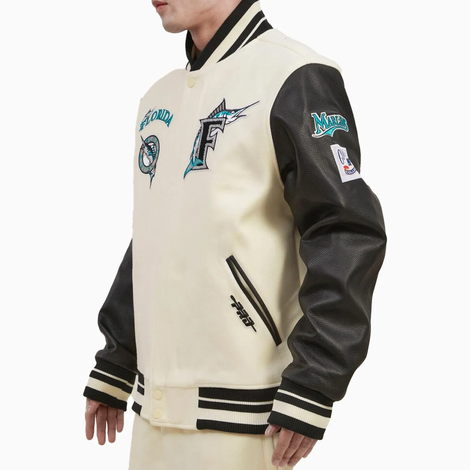 Men's Florida Marlins MLB Wool Varsity Jacket