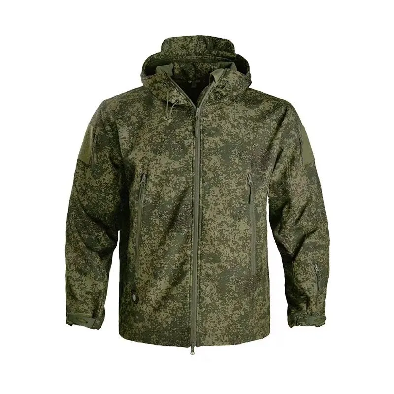 Nsqured "Tactical Camo Shield" Men's Military Fleece Jacket