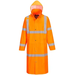 Portwest Hi-Vis Classic Rain Coat 48" (UH445ORR)