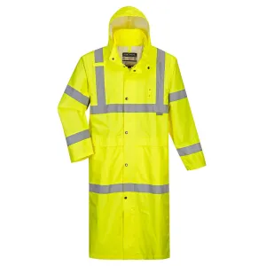 Portwest Hi-Vis Classic Rain Coat 48" (UH445YER)