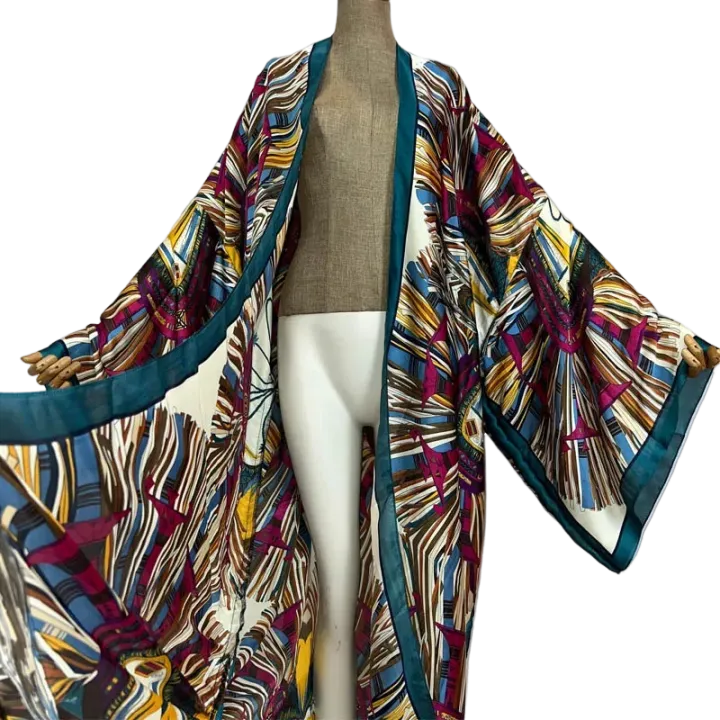 Pre Order:  Cozy Vibrant Kimono Cardigan  - WINI