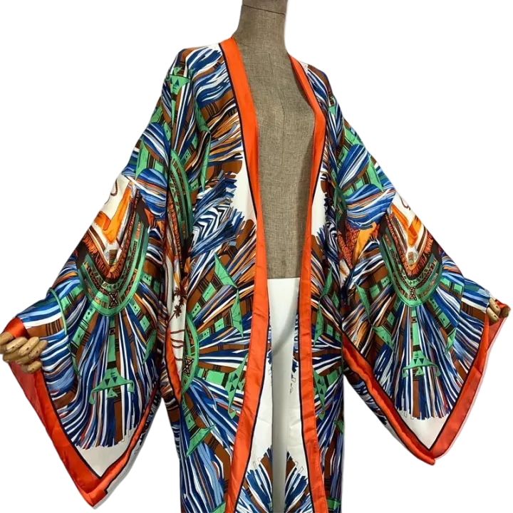 Pre Order:  Cozy Vibrant Kimono Cardigan  - WINI