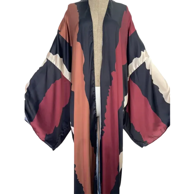 Pre Order: Loose Long Kimono  Cardigan - WINI