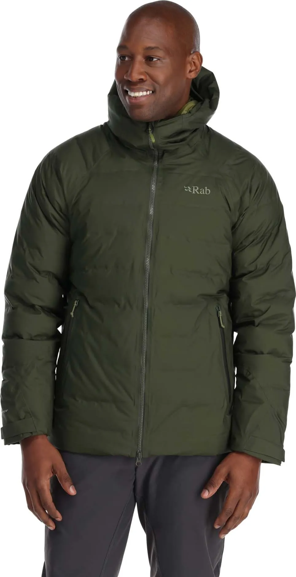 Rab Men&#x27;s Valiance Waterproof Down Jacket Army | Buy Rab Men&#x27;s Valiance Waterproof Down Jacket Army here | Outnorth