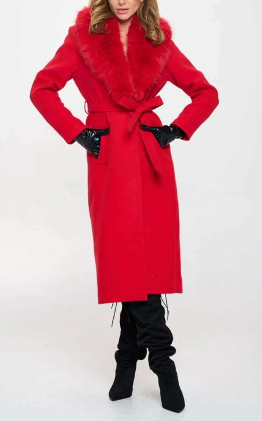 Red Fox Trench Coat