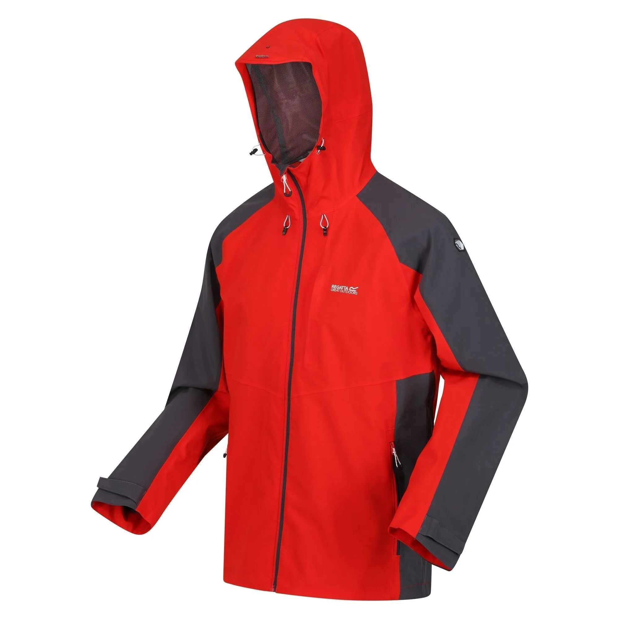 Regatta Mens Britedale Waterproof Breathable with LED Torch Jacket