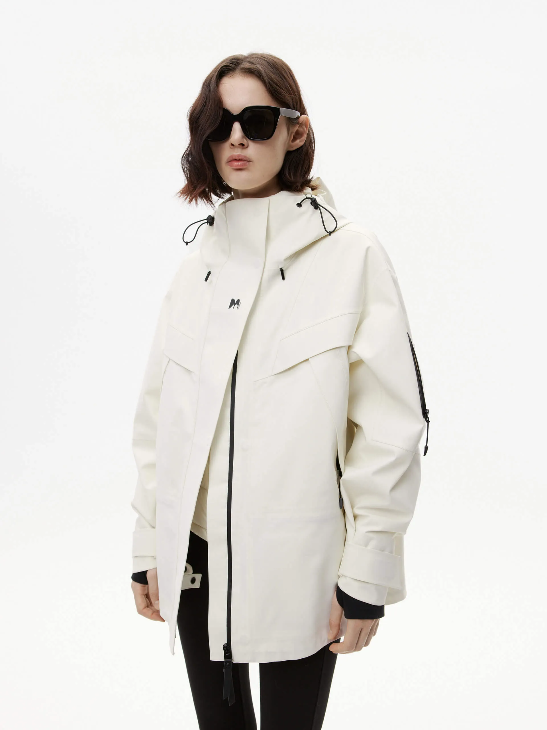 Relaxed Hooded Down Jacket