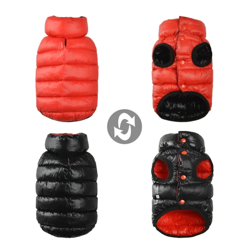 Reversible Puffer Vest Various Colors