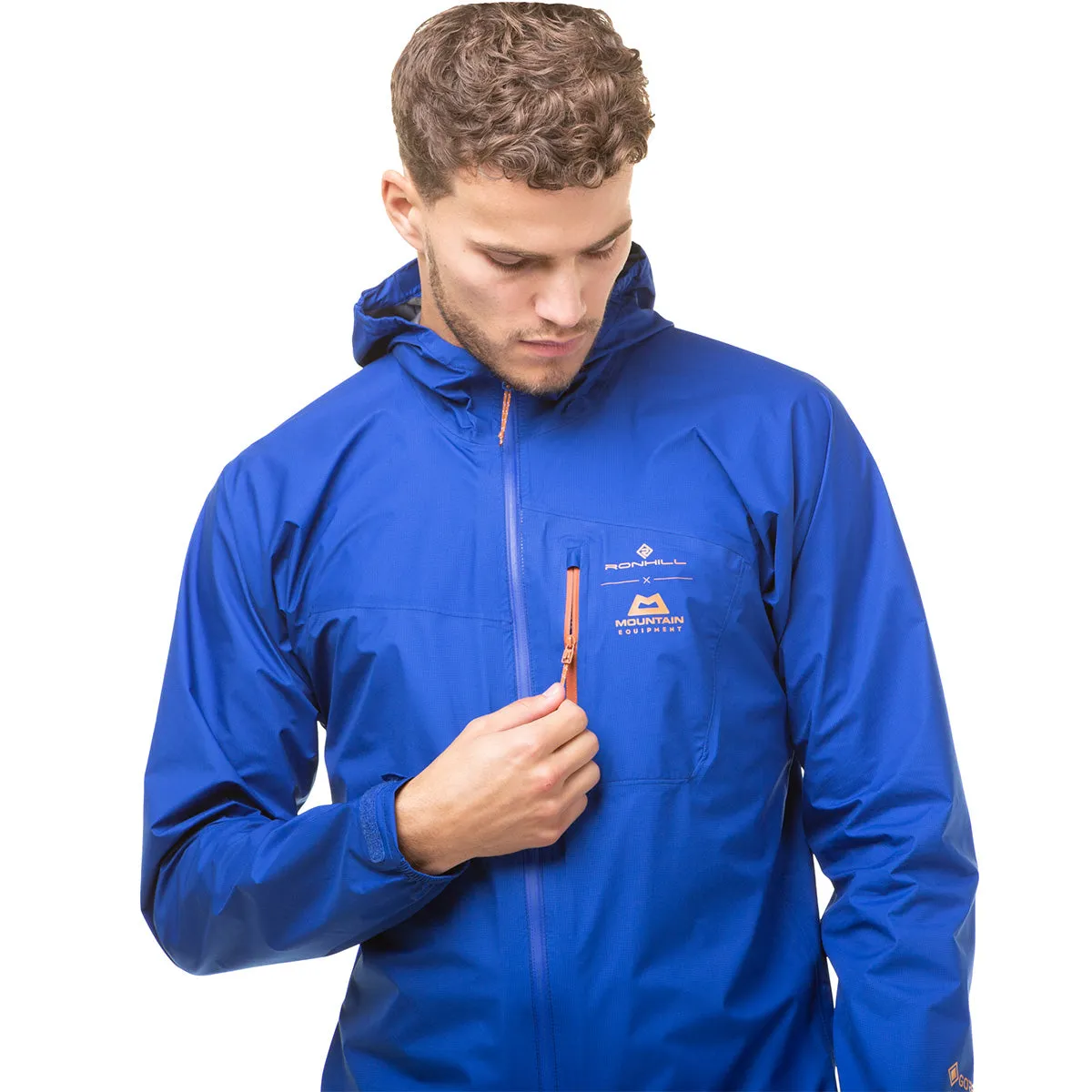 Ronhill Tech Gore-Tex Mercurial Jacket Mens | Cobalt/copper