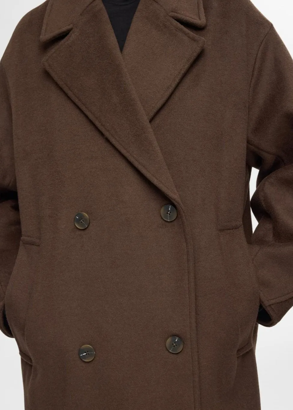 SLFELENORA WOOL COAT | COFFEE BEAN