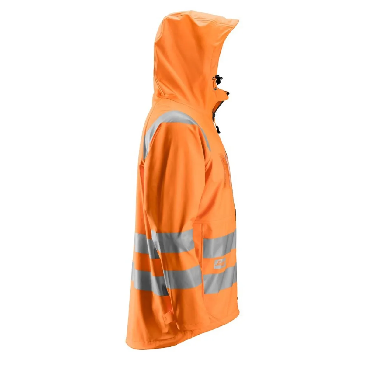 Snickers&#x20;8233&#x20;Rain&#x20;Jacket&#x20;High-Vis,&#x20;Class&#x20;3&#x20;PU