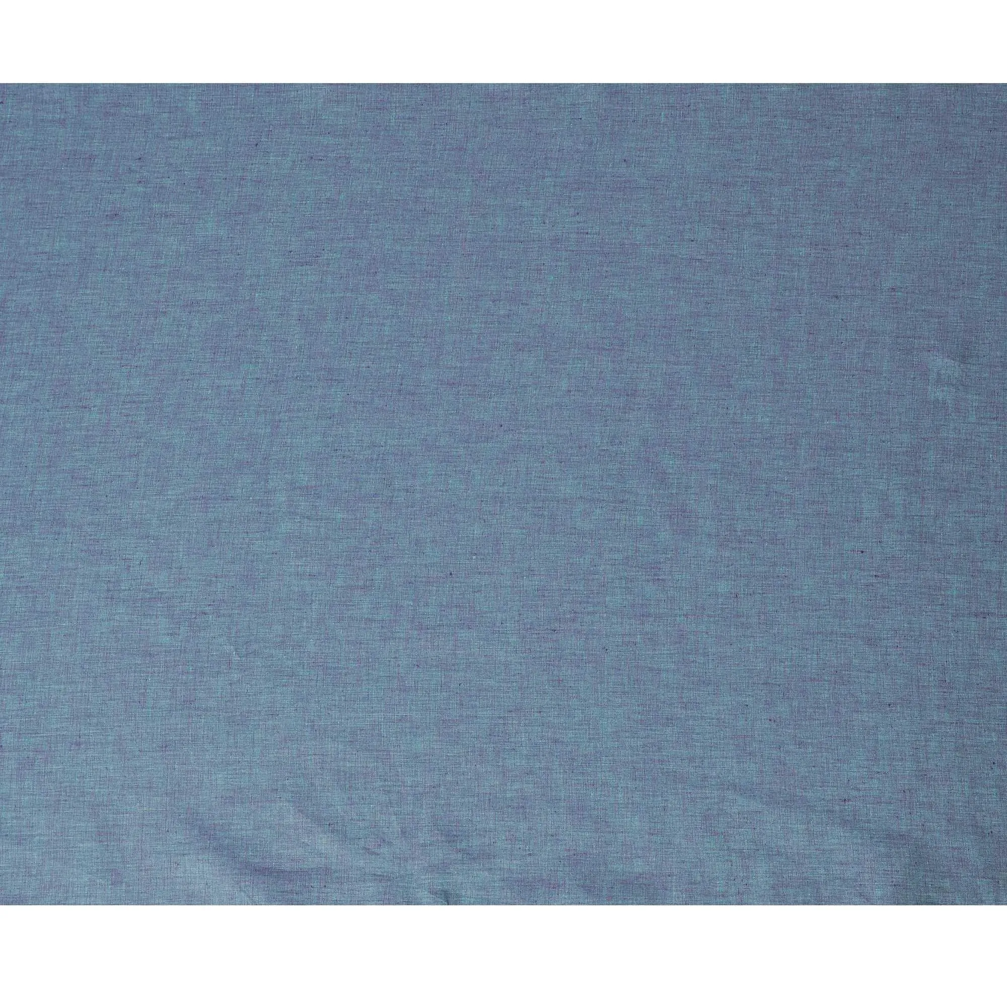 Steel blue Plain Premium pure linen fabric 60Lea-D15886