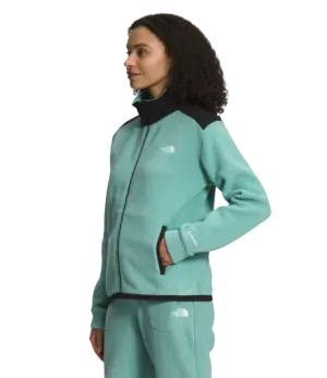 The North Face Wmns Alpine Polartec 200 Fleece FullZip Jkt Wasabi/TNF Black